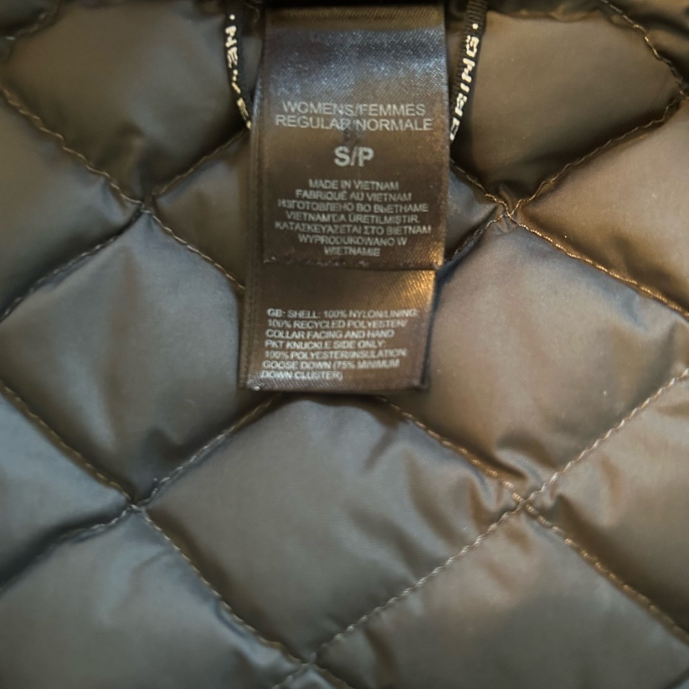 The North Face 550 Gray Transit Puffer Jacket with Hood - Picture 4 of 8